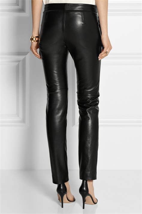 leather pants gucci|gucci tailored pants.